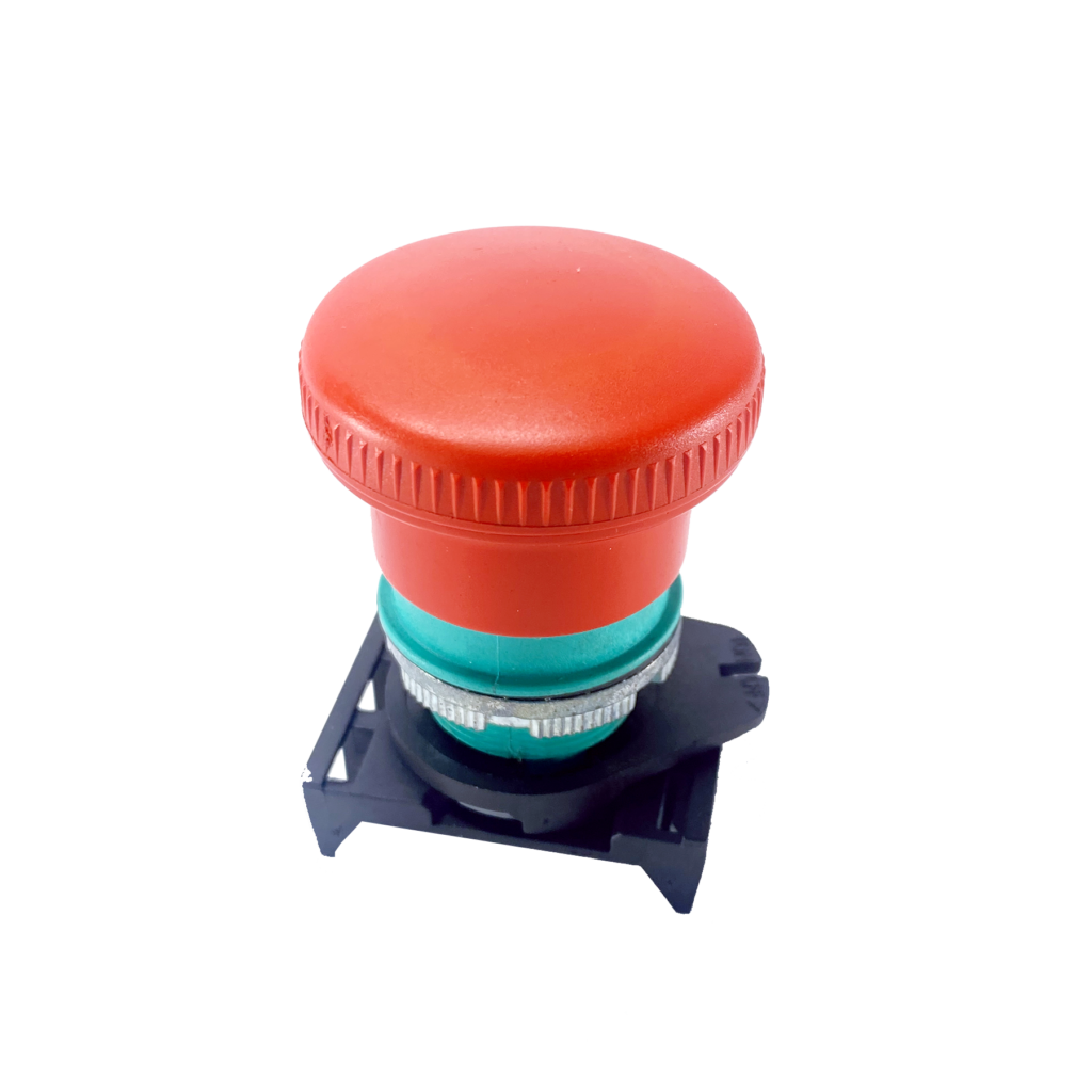Botão de Emergência Vermelho tipo Bate e Puxa - FLextech Soluções
